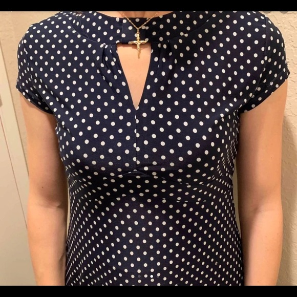 Lindy bop Amazing Women’s Dress Blue And White - Picture 2 of 4